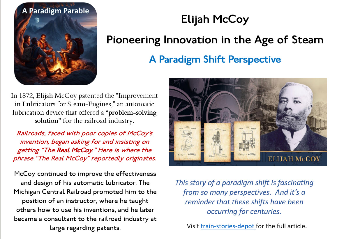 Elijah McCoy:  Pioneering Innovation in the Age of Steam